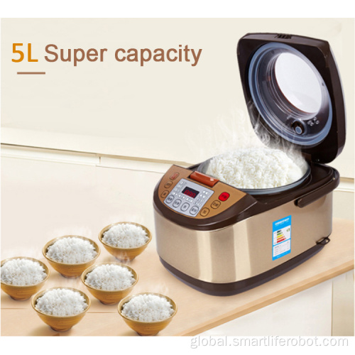 China 5L Electric Stainless Steel Automatic Rice Cooker Supplier